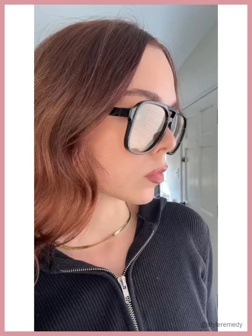 Retro Oversized Square Aviator Sunglasses Women Men UV400 Polarized Double